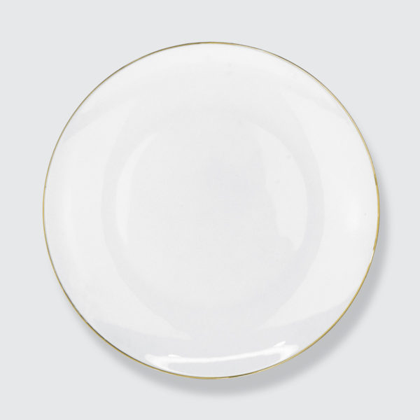 CMSG GOLD 10.5in Dinner Coupe Plate