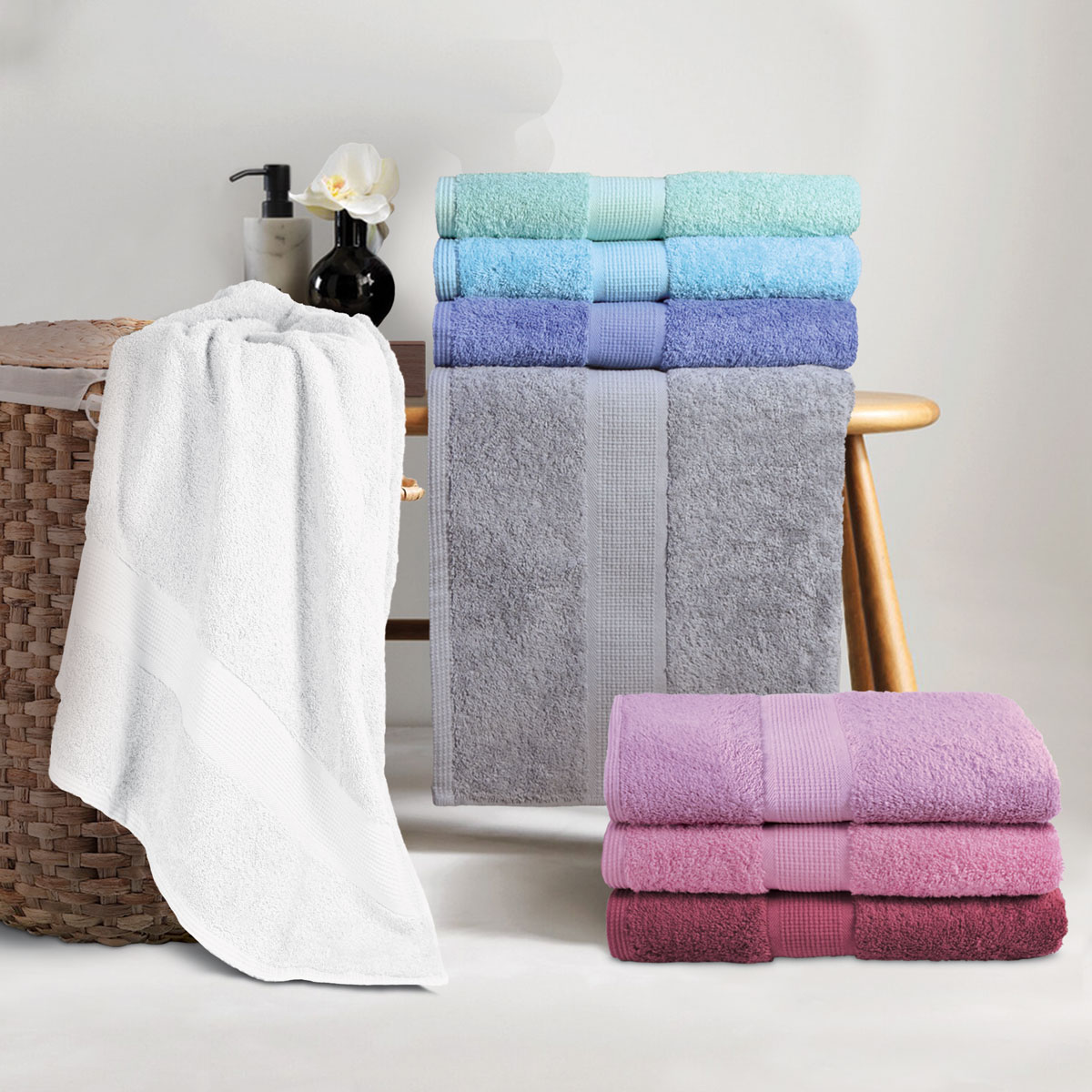 Combed cotton bath towels new arrivals