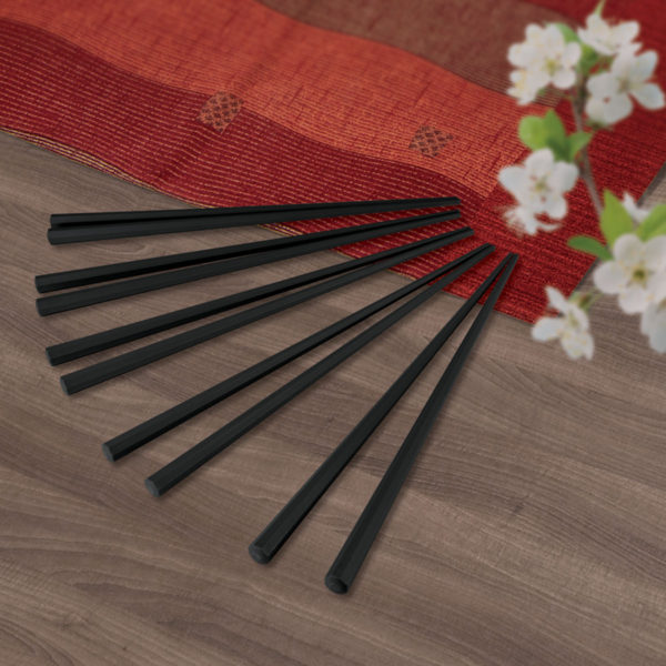 TSURU Chopsticks 5-pair Pack (Black)