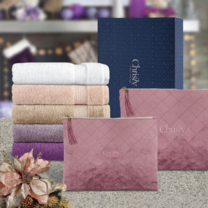 CHRISTY 100% Combed Cotton Bath/Sports Bath Towel with Coral Velvet Pouch Gift Set – SANCTUARY