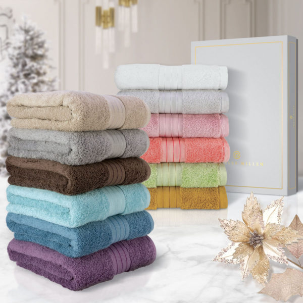 CHARLES MILLEN Signature Collection Egyptian Cotton Bath Towel Gift Set – REGIS