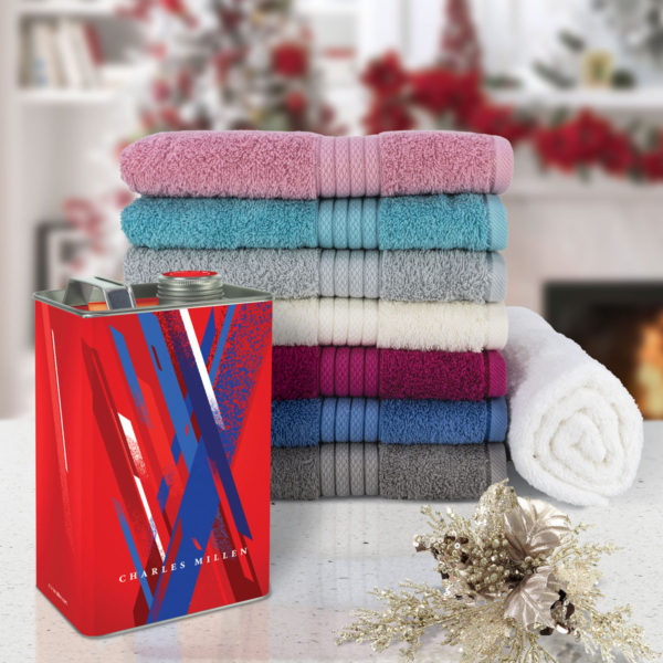 CHARLES MILLEN Suite Collection 100% Combed Cotton Bath Towel Gift Set – PACE