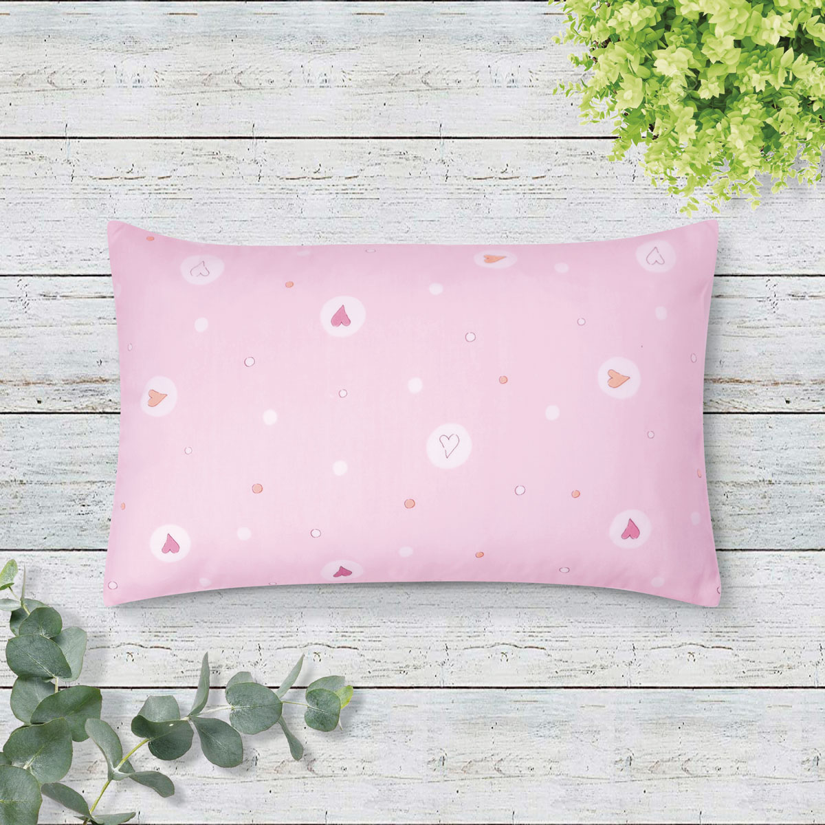 THE GANG 100% Cotton Boudoir Pillow/Pillowcase – OWEN Pink B - RizonHome