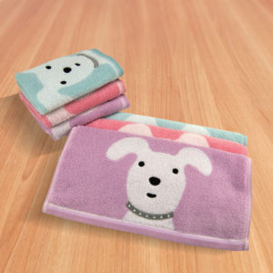 MILTON® HOME 100% Cotton Face Towel With Loop Loopy Doggy Max II