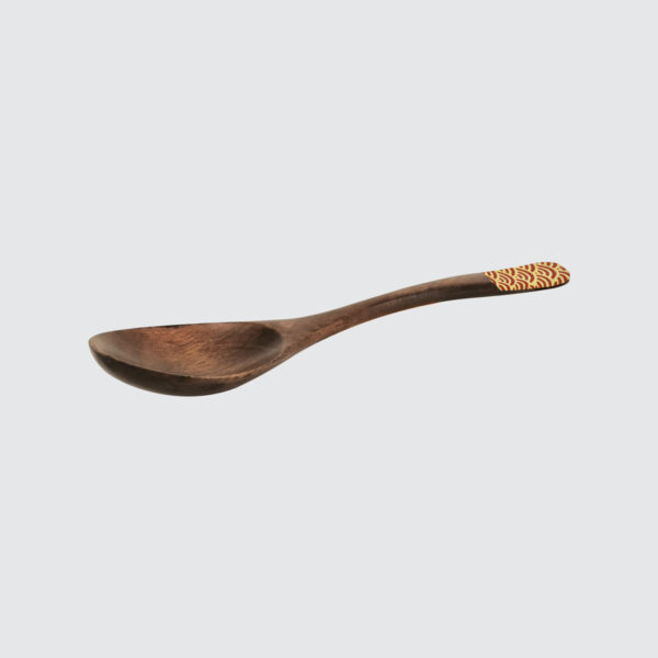 TSURU Japanese Wooden Dinner Spoon - 17.5cm - Image 4