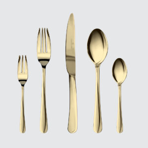 CHARLES MILLEN Signature Cutlery HELENA Gold Mirror Finish