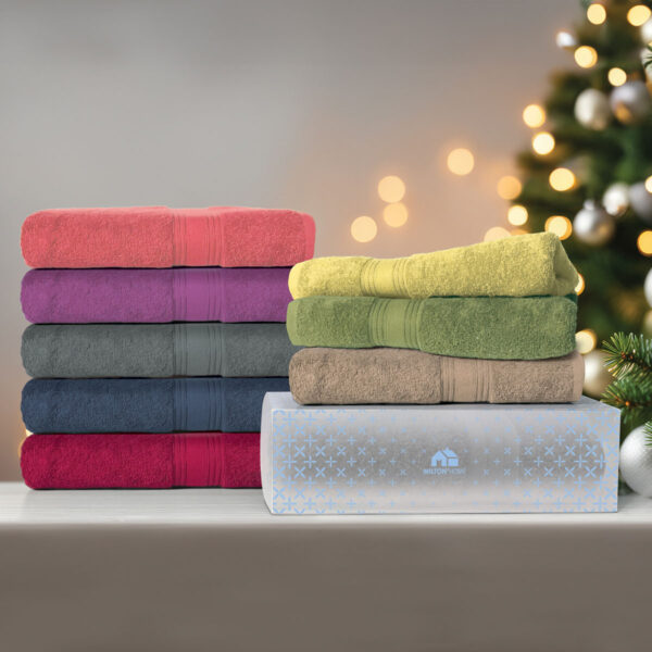 MILTON® HOME 100% Cotton Bath Towel Gift Set – AXEL