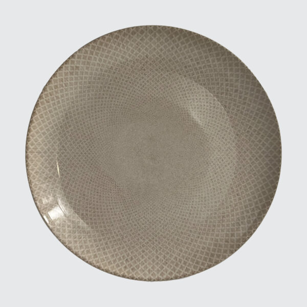 SOIRÉE by CHARLES MILLEN CHIQUE Tableware 10.6" Dinner Plate (Beige) - ARCADIA