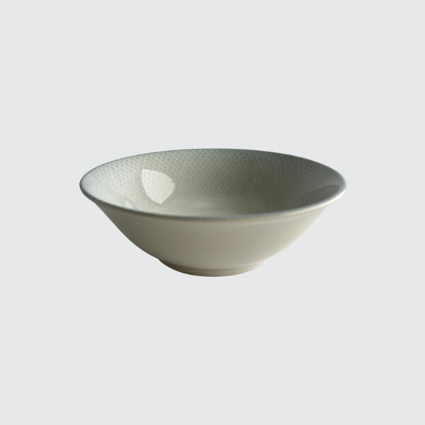 SOIRÉE by CHARLES MILLEN CHIQUE Tableware 7" Cereal Bowl (Light Grey) - ARCADIA