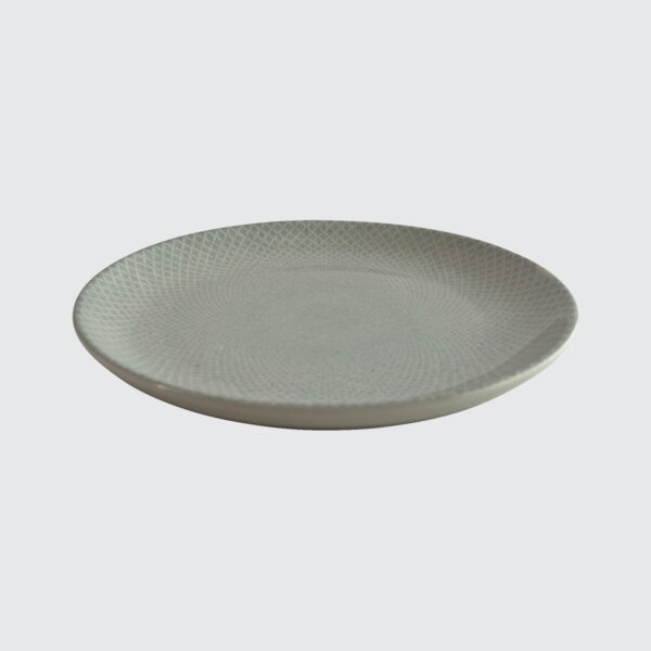 SOIRÉE by CHARLES MILLEN CHIQUE Tableware 9" Soup/Pasta Plate (Light Grey) - ARCADIA