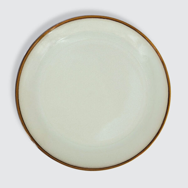 SOIRÉE by CHARLES MILLEN CHIQUE Tableware 10.6" Dinner Plate (Light Grey) - CANDÉRE