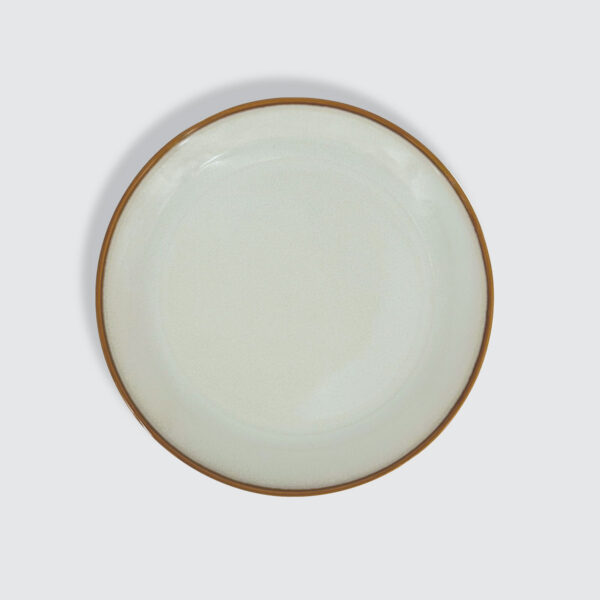 SOIRÉE by CHARLES MILLEN CHIQUE Tableware 8" Dessert Plate (Light Grey) - CANDÉRE