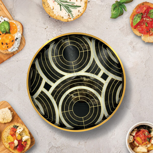 CHARLES MILLEN Signature Collection Round Serving Tray (S/L) – RONDE (VOILÀ series)