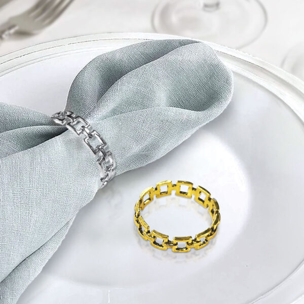 CHARLES MILLEN Signature Collection Napkin Ring 4pc Set – BELCHER