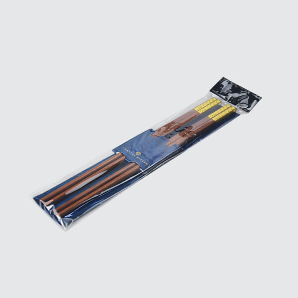 CHARLES MILLEN Signature Collection Luxury Chopsticks 2 Pairs Pack – Gold(CM-TT-57) - Image 4