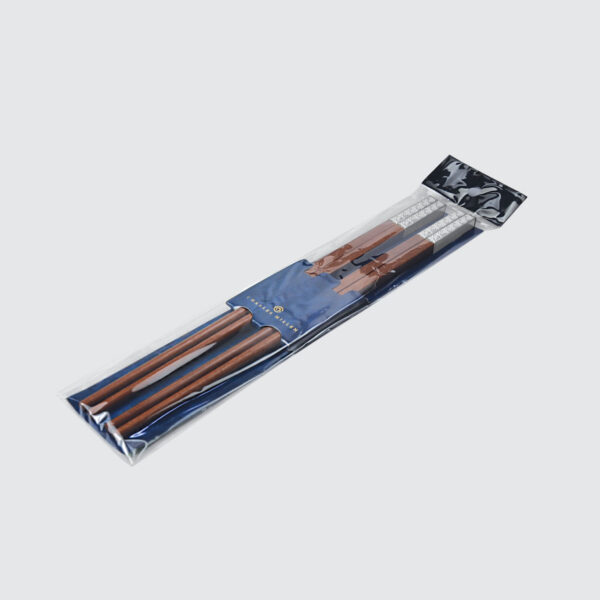 CHARLES MILLEN Signature Collection Luxury Chopsticks 2 Pairs Pack – Silver(CM-TT-58) - Image 4