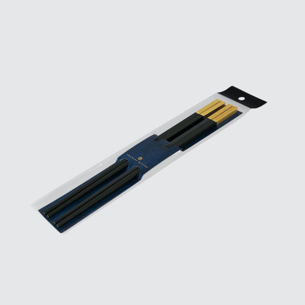 CHARLES MILLEN Signature Collection Luxury Chopsticks 2 Pairs Pack – Gold(CM-TT-62) - Image 4