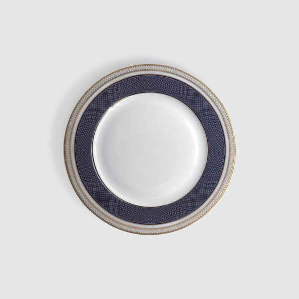CHARLES MILLEN Signature Fine Bone China Collection 7" Rimmed Side Plate – BLEUE