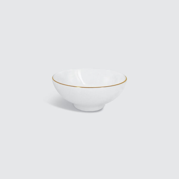 CHARLES MILLEN Signature Fine Bone China Collection 3.15" Sauce Bowl – GOLD