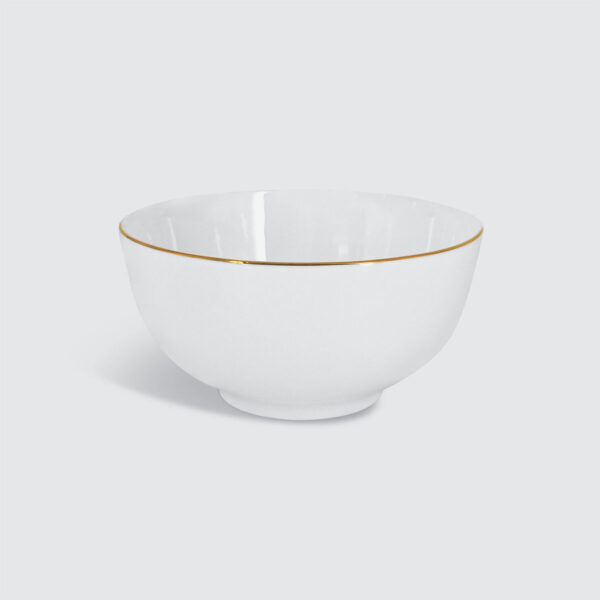 CHARLES MILLEN Signature Fine Bone China Collection 7" Noodle Bowl – GOLD