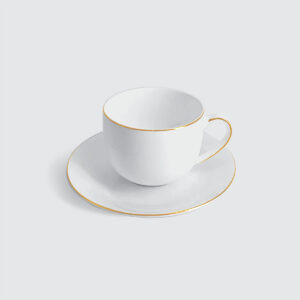 CHARLES MILLEN Signature Fine Bone China Collection Tea/Coffee Cup & Saucer (260ml) – GOLD