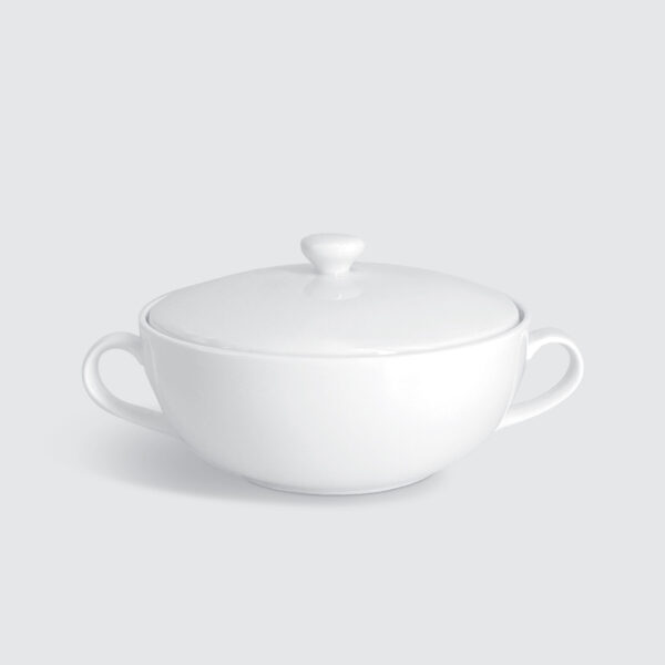 CHARLES MILLEN Signature Fine Bone China Collection 9" Soup Tureen (2000ml) – IVOIRE