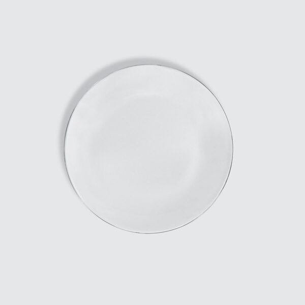 CHARLES MILLEN Signature Fine Bone China Collection 6.5" Coupe Side Plate – PLATINUM