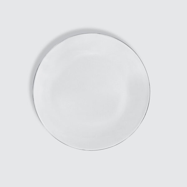 CHARLES MILLEN Signature Fine Bone China Collection 7.5" Loft Fruit Plate – PLATINUM
