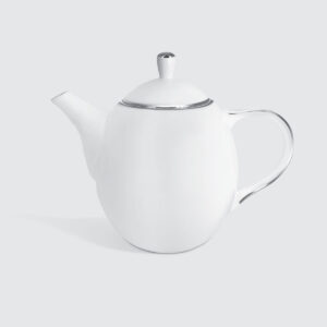 CHARLES MILLEN Signature Fine Bone China Collection Tea/Coffee Pot (1380ml) – PLATINUM