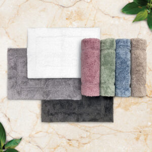 CHARLES MILLEN Signature Collection 100% Microfibre Anti-Slip Mat - POISE (LUSTROUS series)