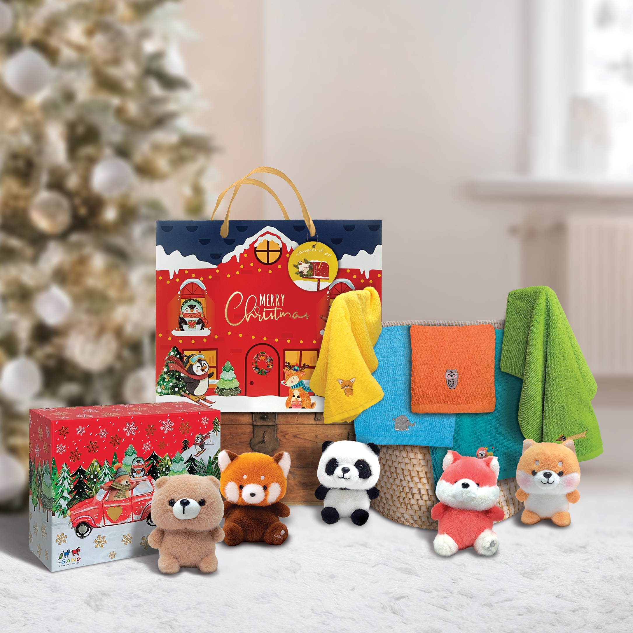 THE GANG 100% Premium Cotton Sports Bath Towel + Animal Plush Gift Set – THE RUFFZ