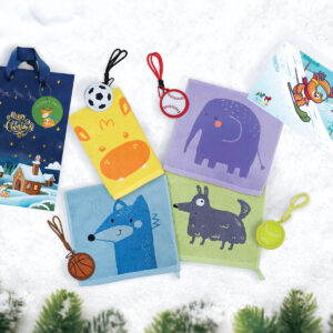 THE GANG 100% Premium Cotton Junior Hand Towel + Ball Pouch Gift Set – THE BALLZ