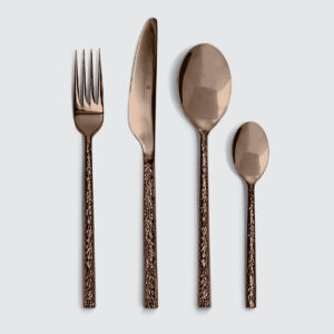 CHARLES MILLEN Signature Collection 16pc/24pc Cutlery Set in Gift Box (Antique Bronze Mirror Finished) – ALDO