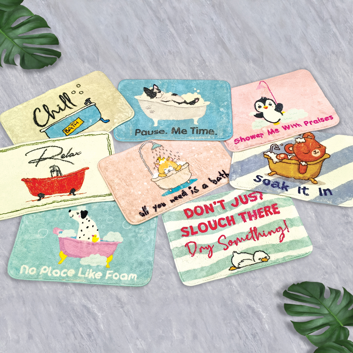 MILTON HOME Studio 100% Microfibre Anti-slip Mat – SPLAZ