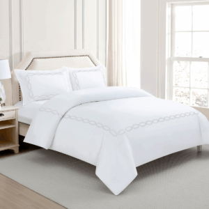 CHARLES MILLEN Signature Vouge Collection 100% Pima Cotton Bed Linen (White) – CELESTIA
