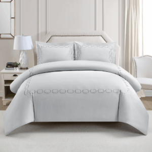 CHARLES MILLEN Signature Vouge Collection 100% Pima Cotton Bed Linen (Silver) – ELARIA