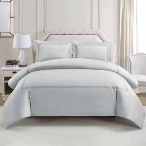 CHARLES MILLEN Signature Vouge Collection 100% Pima Cotton Bed Linen (Silver) – MONDRAE